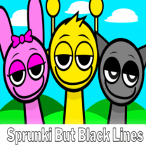 Sprunki But Black Lines img