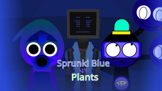 Plants Vs Sprunki Blue